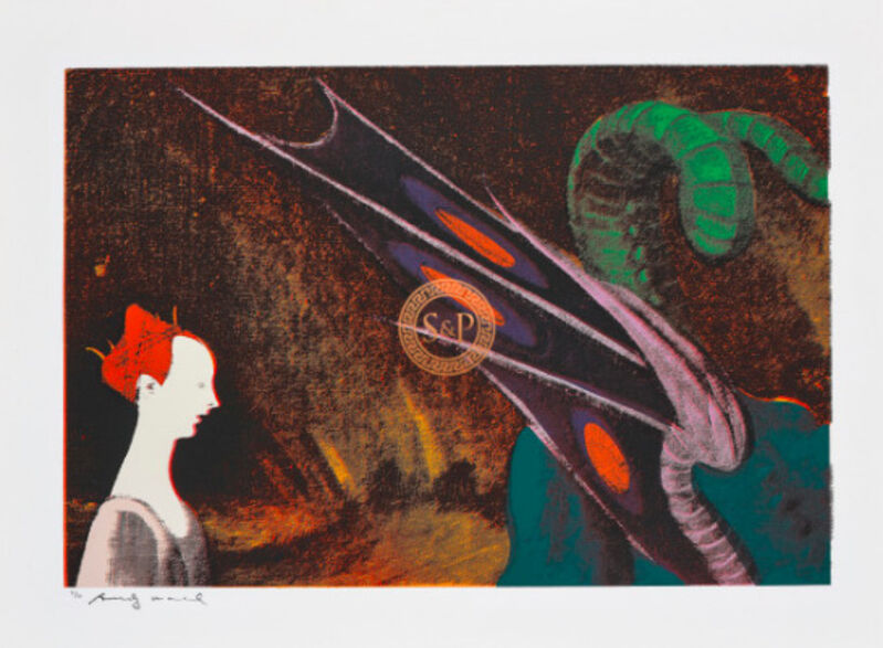Andy Warhol, ‘Paolo Uccello, St. George and the Dragon’, 1984, Print, Silkscreen, S&P