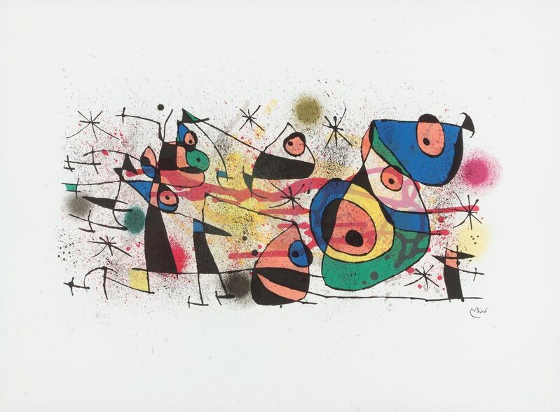Joan Miró, ‘Untitled’, Unknown, Print, Etching on paper, Odalys