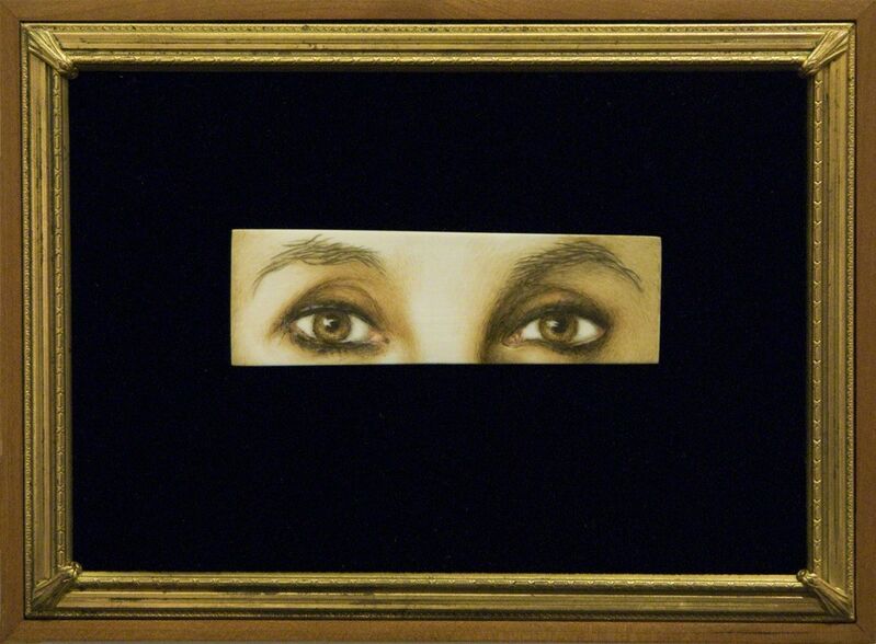 Tabitha Vevers, ‘Lover's Eye: Benazir’, 2008, Painting, Oil on ivory, Clark Gallery