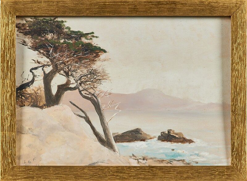 Lockwood de Forest, ‘Monterey, California’, Painting, Oil on card (framed), Rago/Wright/LAMA