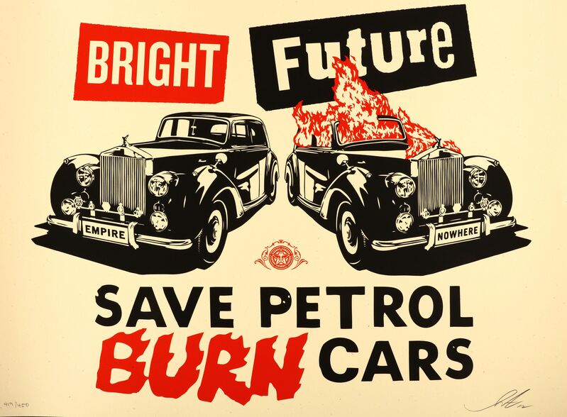 Shepard Fairey, ‘Bright Future’, 2012, Print, Screenprint in colours on paper, Chiswick Auctions