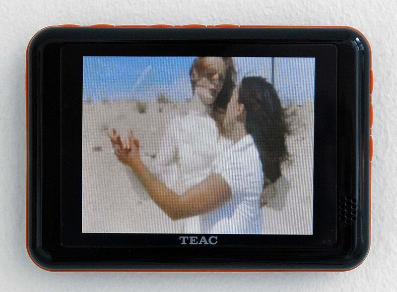 Stefanie Schneider, ‘'Till Death do us Part' (Till Death Do Us Part), analog C-Print + film ( small monitor) + Sound (2 small speakers)’, 2007, Photography, Analog C-Print based on a Polaroid, hand-printed by the artist on Fuji Crystal Archive Paper. Mounted on Aluminum with matte UV-Protection. Video, Sound., Instantdreams