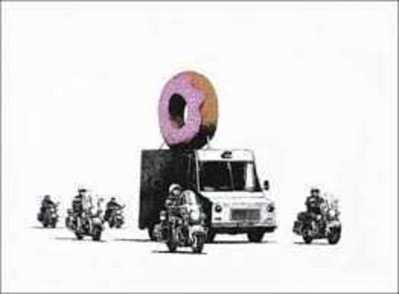 Banksy, ‘Donuts (Strawberry)’, 2009, Print, Screen print in colours on Arches 88 paper, Tate Ward Auctions