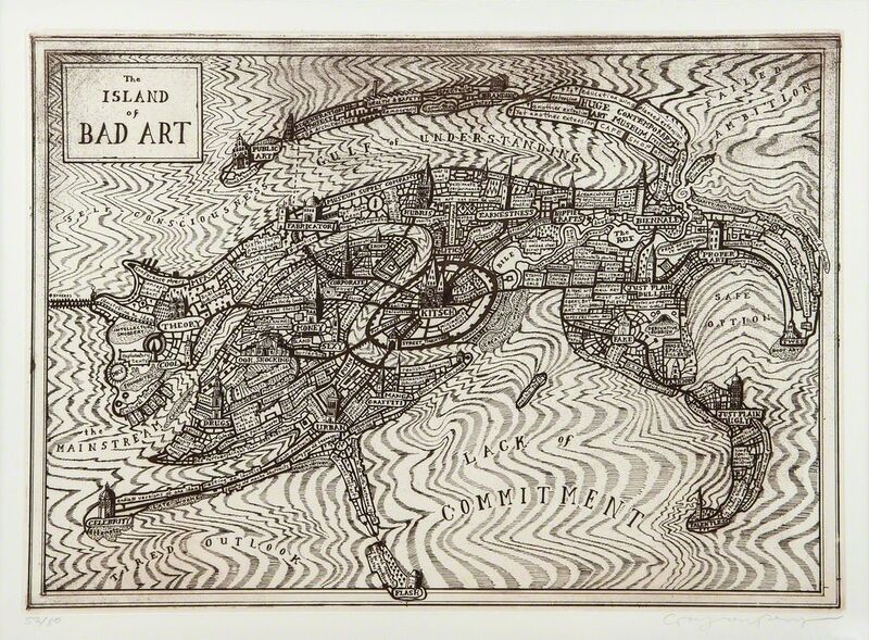 Grayson Perry, ‘Island of Bad Art’, 2013, Print, Etching, Oliver Clatworthy