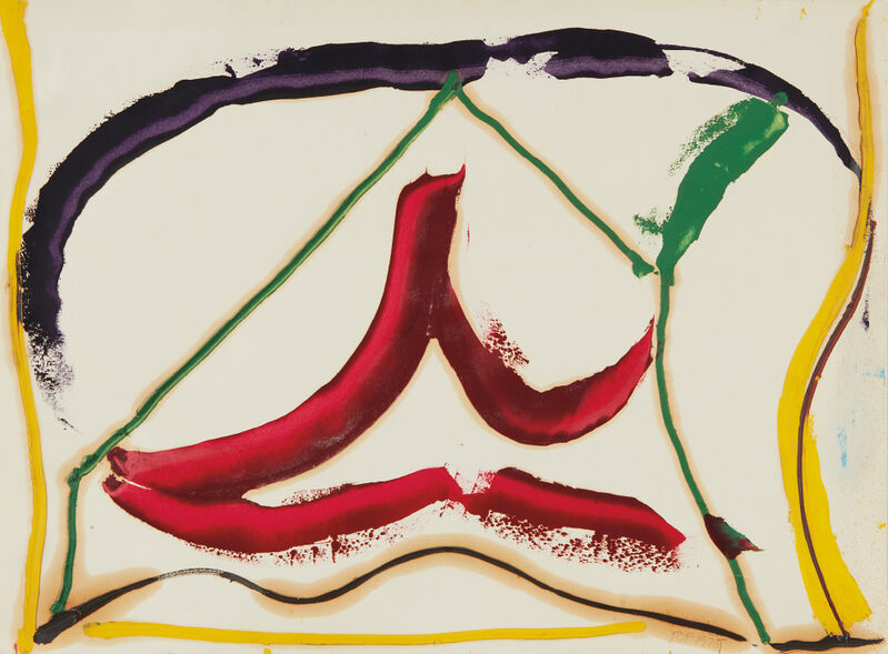 Ray Parker, ‘Untitled’, 1975, Print, Oil painting on paper, Phillips