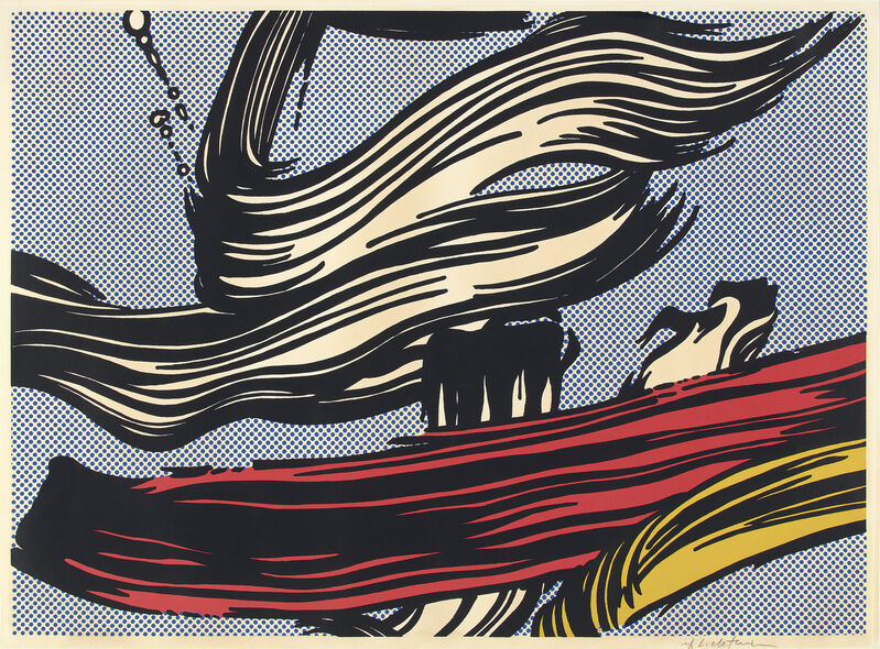Roy Lichtenstein, ‘Brushstrokes’, 1967, Print, Screenprint in colors, on off-white wove paper, with full margins., Phillips