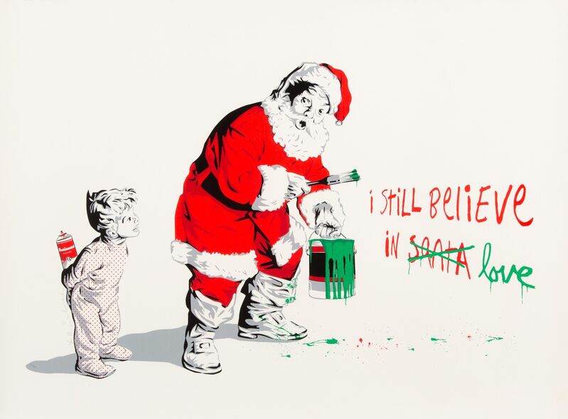 Mr. Brainwash, ‘I Still Believe In Love’, 2010, Print, Screenprint in colors on BFK Rives paper, Heritage Auctions