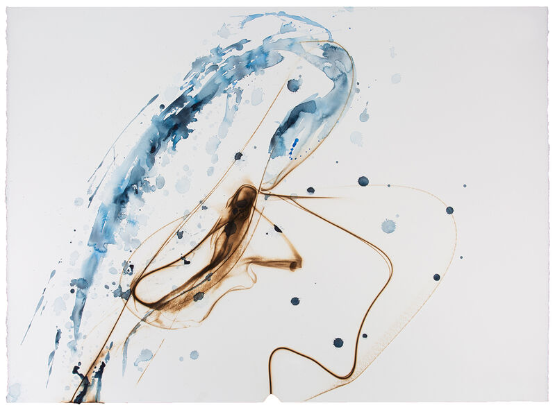 Etsuko Ichikawa, ‘Vitrified 1920’, 2020, Drawing, Collage or other Work on Paper, Glass pyrograph and watercolor on paper, Winston Wächter Fine Art