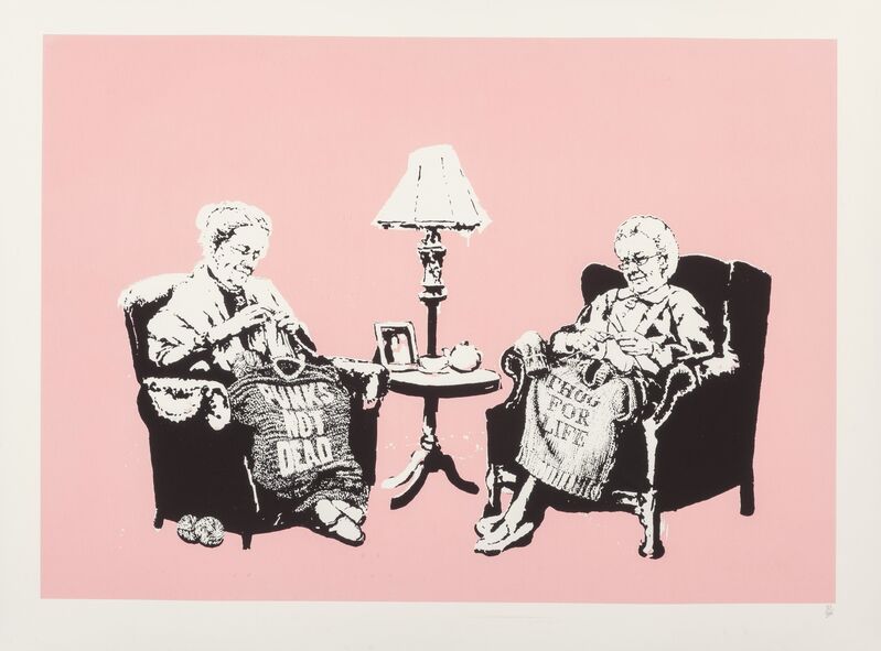 Banksy, ‘Grannies’, 2006, Print, Screenprint in colors on wove paper, Heritage Auctions