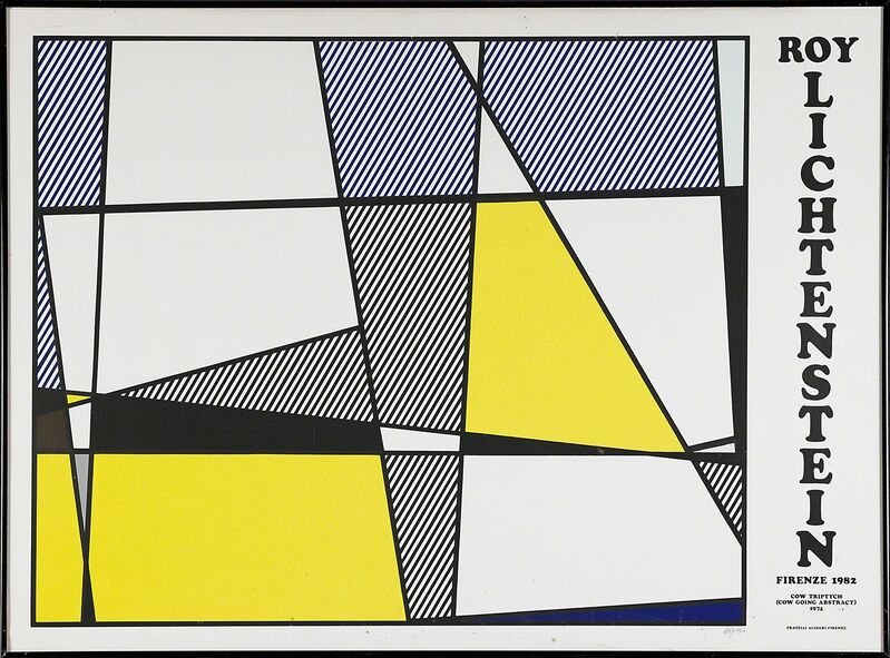 Roy Lichtenstein, ‘Cow Triptych (Cow Going Abstract)’, 1982, Print, Screenprint in colors, Rago/Wright/LAMA
