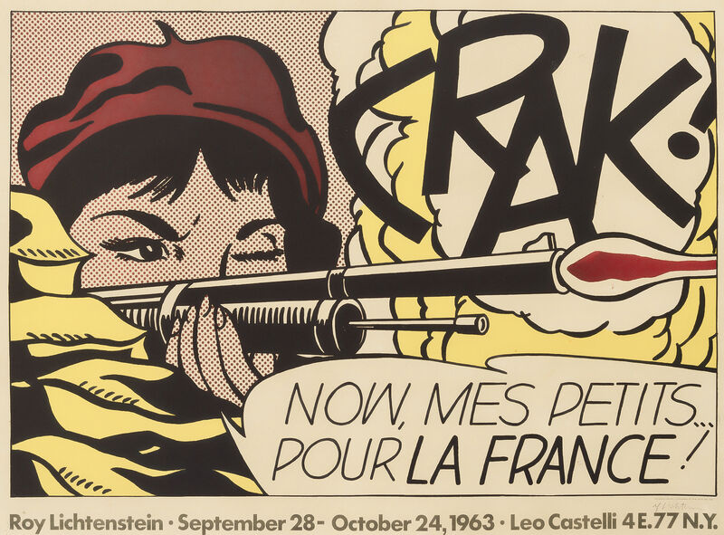 Roy Lichtenstein, ‘Crak!’, 1964, Print, Offset lithograph in colours on wove paper, Tate Ward Auctions