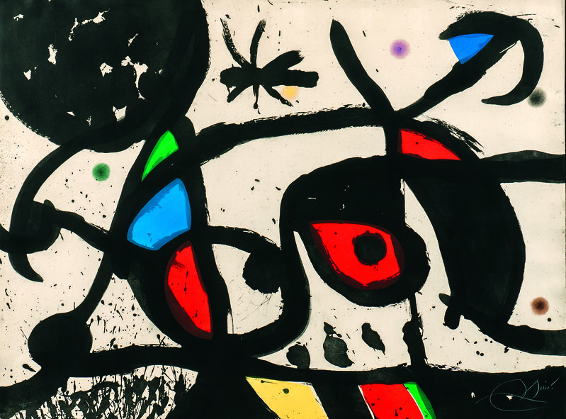 Joan Miró, ‘Charivari’, 1976, Print, Color aquatint on cream paper, Skinner