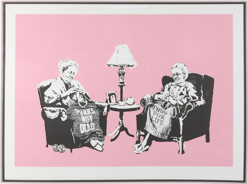 Banksy, ‘Grannies’, 2006, Print, Screenprint in colours on Arches 88, Chiswick Auctions