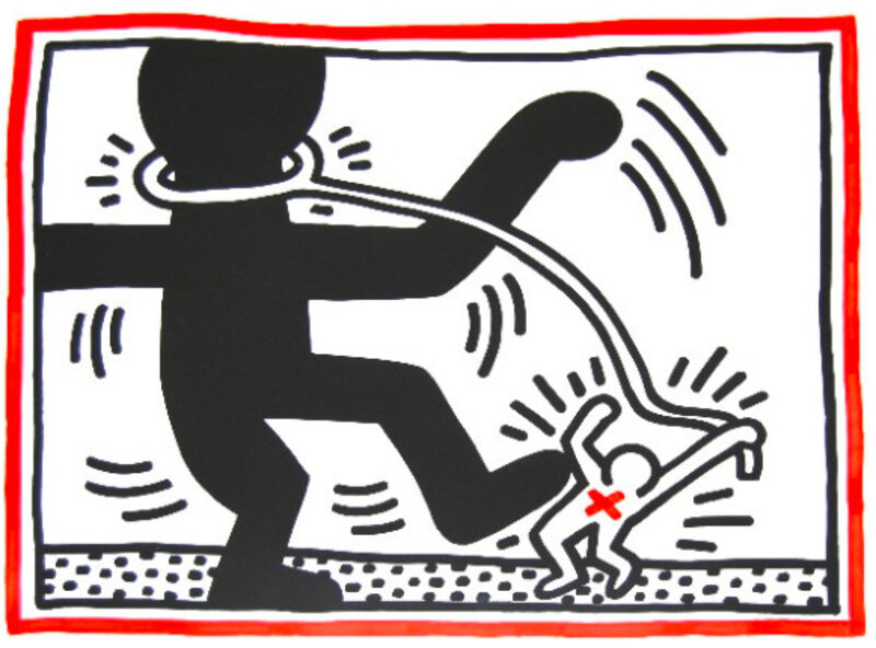 Keith Haring, ‘Free South Africa #2’, 1985, Print, Lithograph, ARUSHI