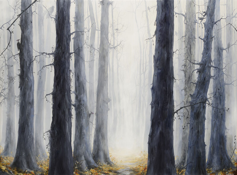 Brian Mashburn, ‘Corridor’, 2020, Painting, Oil on panel, Abend Gallery