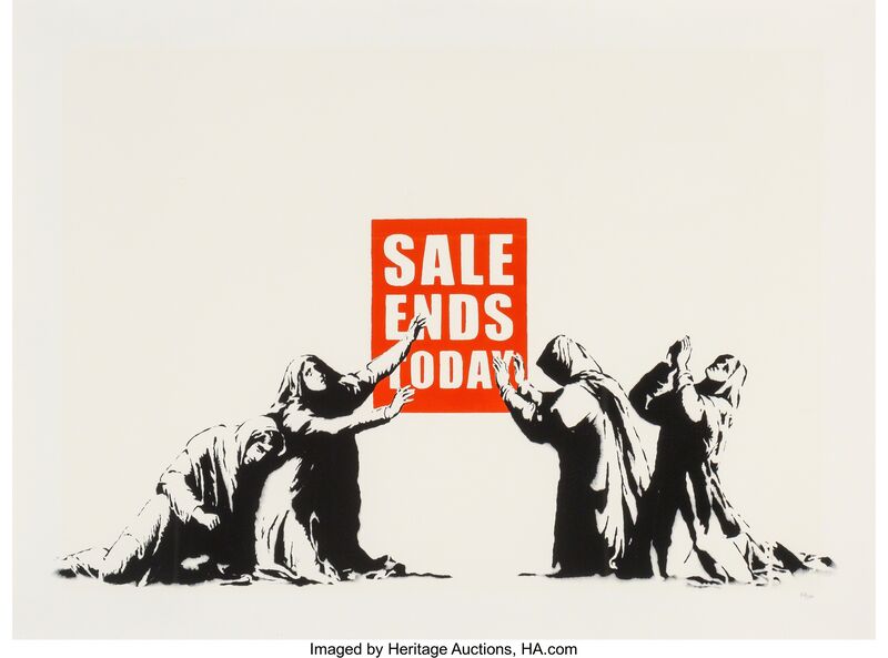 Banksy, ‘Sale Ends’, 2006, Print, Screenprint in colors on Arches 88 paper, Heritage Auctions