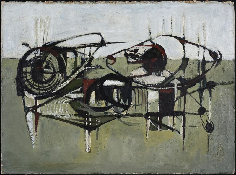 Alan Reynolds, ‘Approaching Harvest’, 1952, Painting, Oil on canvas, Osborne Samuel
