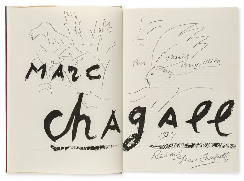 Marc Chagall, ‘L'envol vers une naissance’, 1974, Pen and ink, Forum Auctions