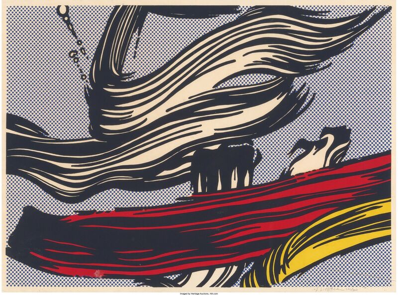 Roy Lichtenstein, ‘Brushstrokes’, 1967, Print, Screenprint in colors, Heritage Auctions