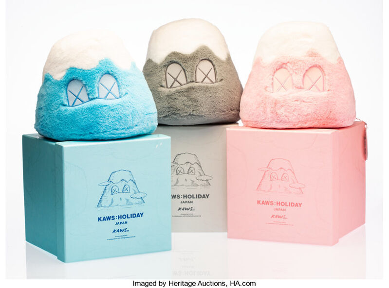 KAWS, ‘Mount Fuji: Holiday Japan, set of three’, 2019, Other, Polyester plush, Heritage Auctions