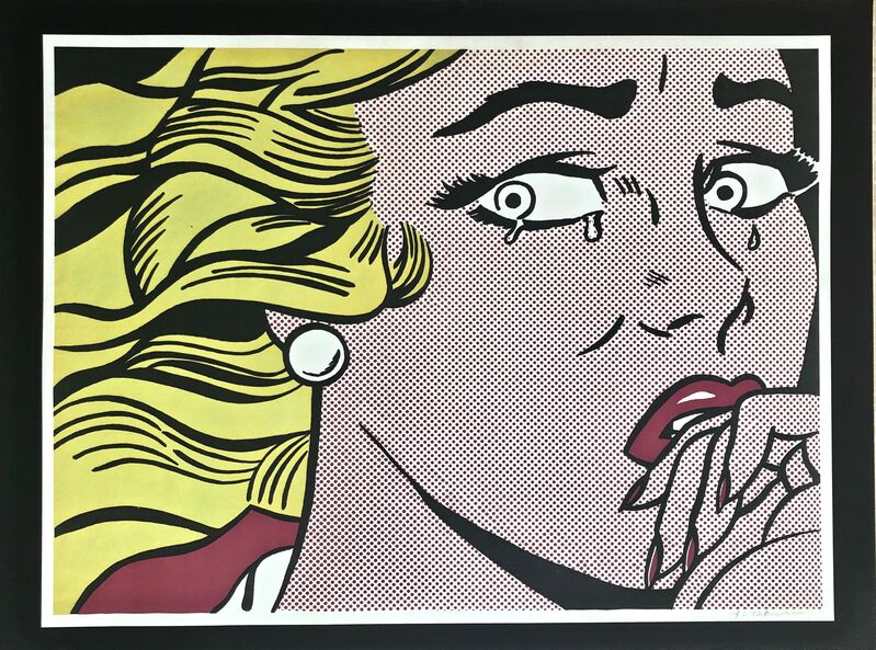 Roy Lichtenstein, ‘Crying Girl’, 1963, Print, Offset lithograph in colors, on wove paper, Artsy x Tate Ward