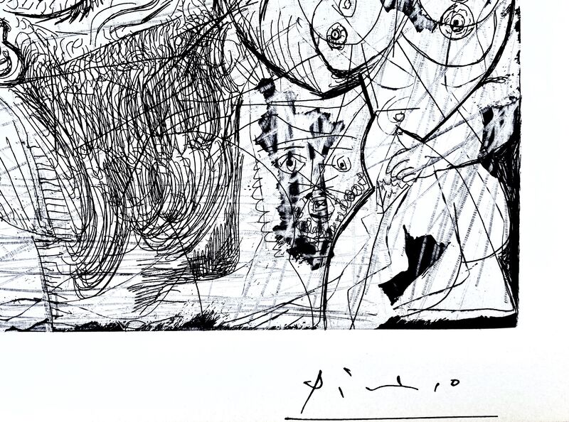 Pablo Picasso, ‘Ecce Homo, d'Après Rembrandt’, 1970 , Print, Drypoint, etching, aquatint and scraper printed on Rives wove paper, Van der Vorst- Art