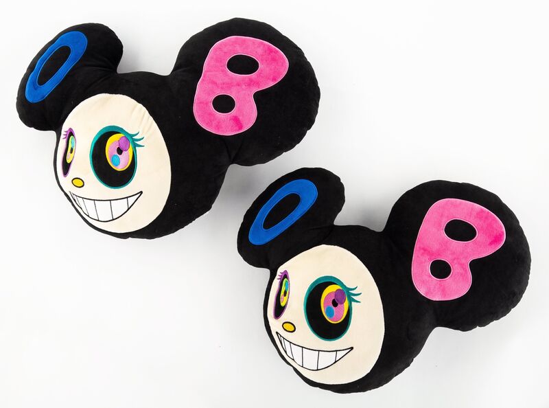 Takashi Murakami, ‘And Then (Black) (two works)’, Design/Decorative Art, Polyester cushion, Heritage Auctions