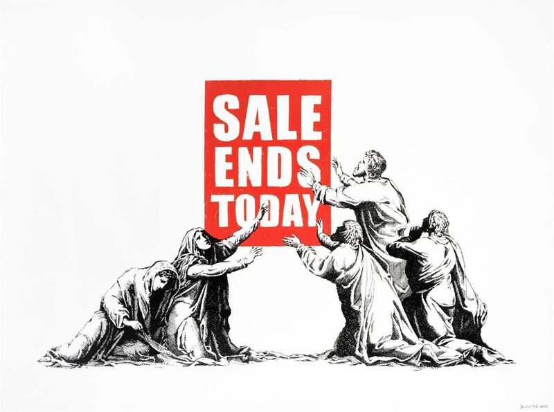 Banksy, ‘Sale Ends’, 2017, Print, Screen print in colours on paper, Tate Ward Auctions