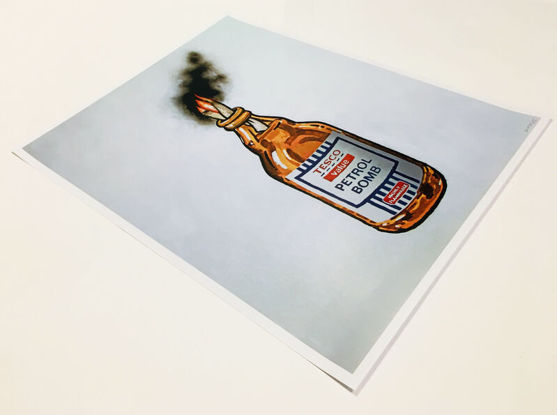 Banksy, ‘Petrol Bomb’, 2011, Print, Offset lithograph on white satin paper, Lougher Contemporary Gallery Auction
