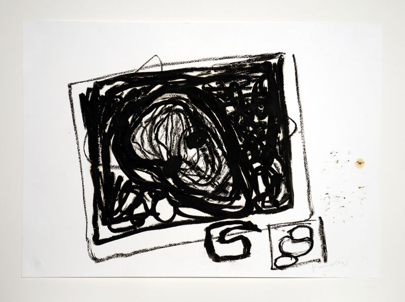 Jannis Kounellis, ‘without title’, 2010, Painting, Bitumen on paper, Vannucci Arte Contemporanea