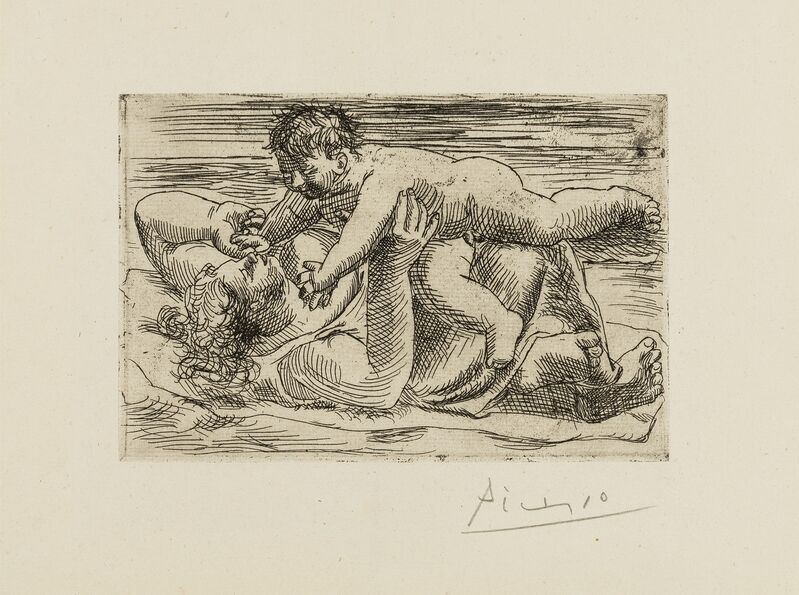 Pablo Picasso, ‘Joie Maternelle (Bloch 49)’, 1921, Print, Etching, Forum Auctions