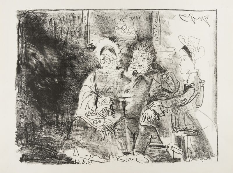 Pablo Picasso, ‘Portrait de la famille Ingresque (Reuse 831; Rau 748; Baer 1369)’, 1962, Print, Lithograph, on Arches paper, Forum Auctions