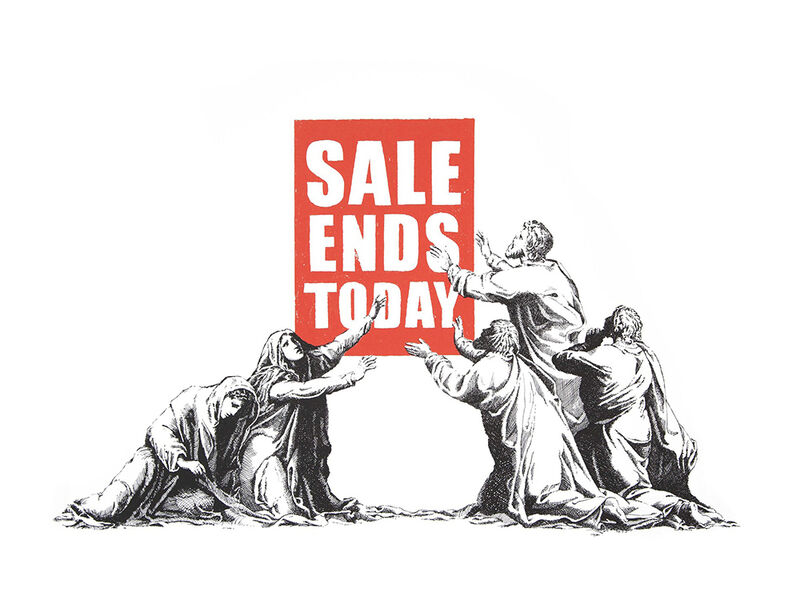 Banksy, ‘Sale Ends (V2.0) (Signed)’, 2017, Print, Screenprint on Paper, Prescription Art