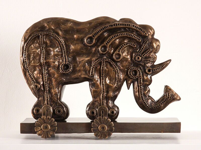 Carlos Luna, ‘Elefante’, 2013, Sculpture, Bronze, Heather James Fine Art