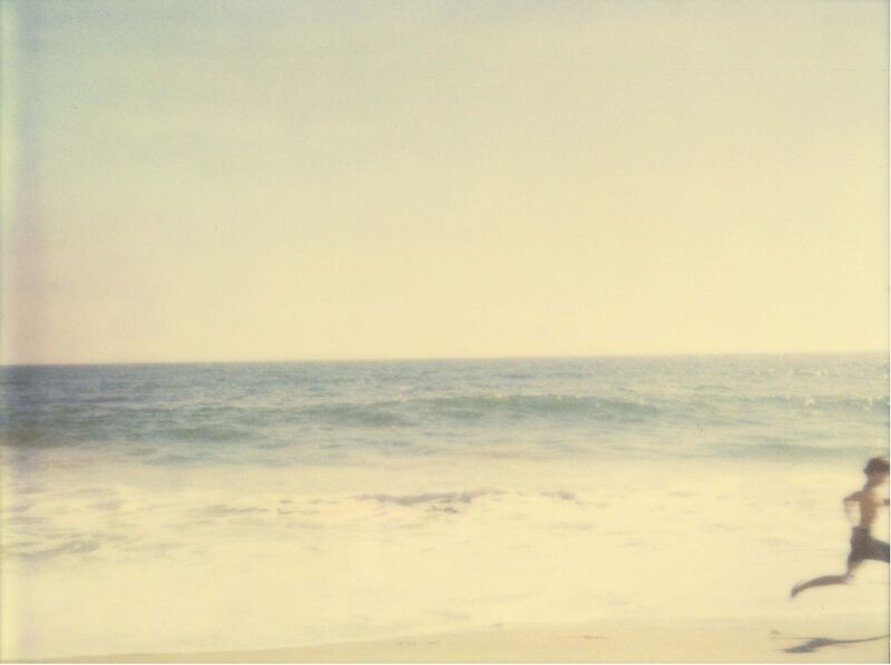 Stefanie Schneider, ‘Boy Running (Point Dume) - Stranger than Paradise’, 2000, Photography, Analog C-Print, hand printed by the artist, based on a Polaroid, not mounted, Instantdreams