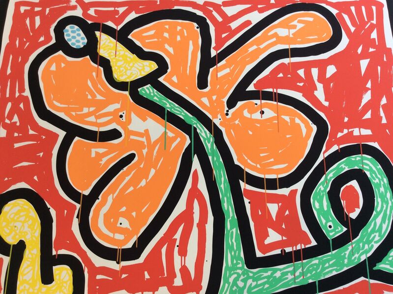Keith Haring, ‘Flowers No. 5’, 1990, Print, Silkscreen print on Coventr, Joseph Fine Art LONDON