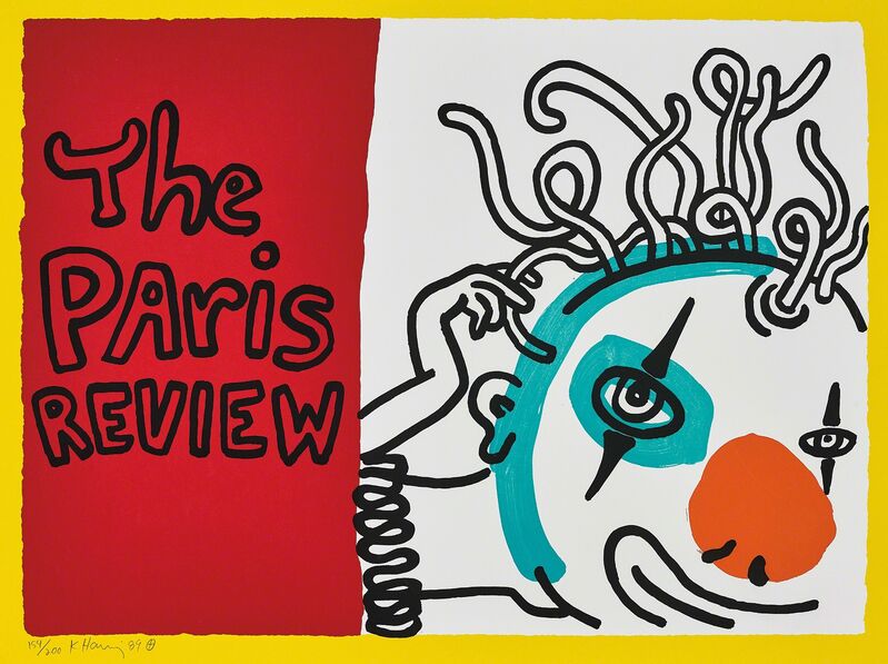 Keith Haring, ‘The Paris Review’, 1989, Print, Screenprint in colours, on wove paper, the full sheet., Phillips