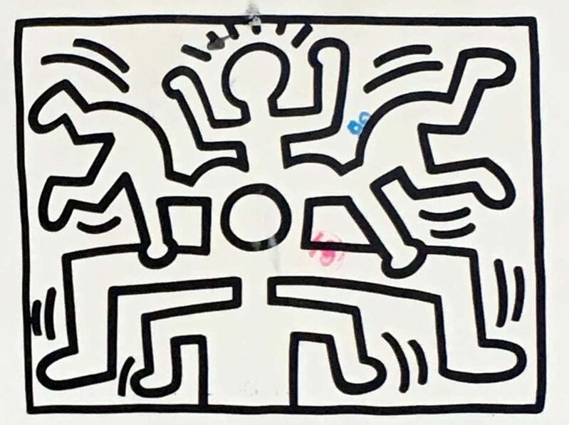 Keith Haring, ‘1980s Keith Haring announcement card’, 1988, Ephemera or Merchandise, Gallery announcement, Lot 180 Gallery