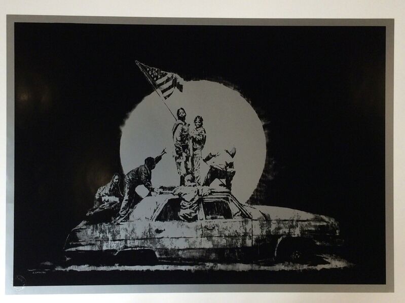 Banksy, ‘Silver Flags’, 2008, Print, Screen print on paper, Joseph Fine Art LONDON