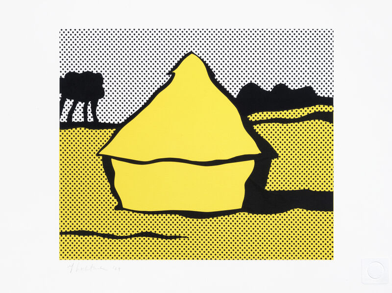 Roy Lichtenstein, ‘Haystack’, 1969, Print, Screenprint in colours on C. M. Fabriano 100/100 Cotone paper, Tate Ward Auctions