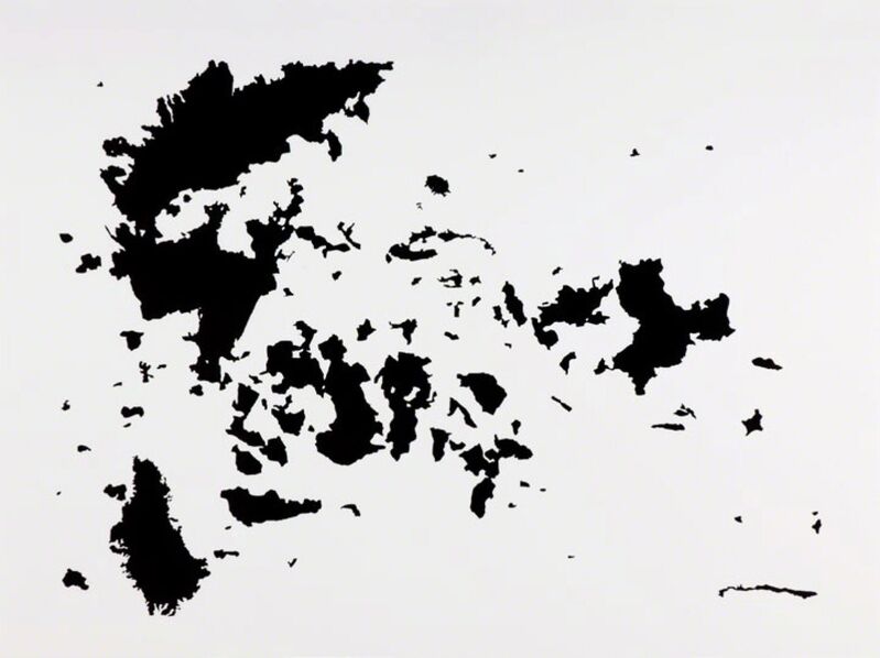 Carlos Amorales, ‘Useless Wonder Maps 4’, 2010, Print, Relief, Highpoint Editions