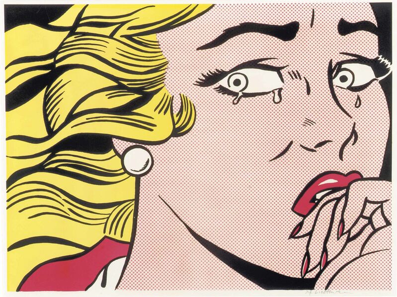 Roy Lichtenstein, ‘Crying Girl’, 1963, Print, Offset lithograph in colours on wove paper, Christie's