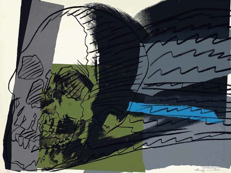 Andy Warhol, ‘SKULLS FS II.160’, 1976, Print, SCREENPRINT ON STRATHMORE BRISTOL PAPER, Gallery Art
