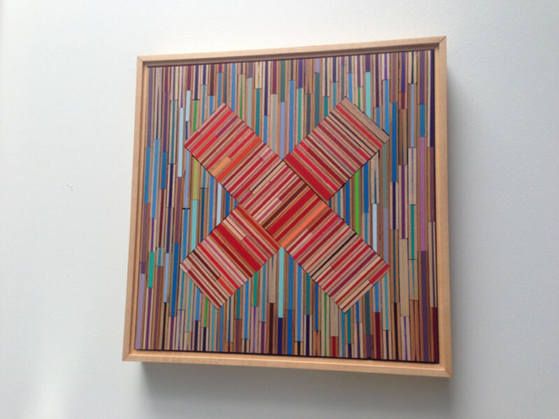 David Poppie, ‘Untitled (X)’, 2009, Painting, Colored pencils on panel, TAG ARTS