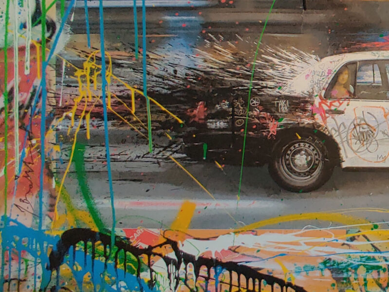 Mr. Brainwash, ‘Metro Polisa, Unique’, 2015, Mixed Media, Mixed Media on Paper, Hand Finished, New Union Gallery