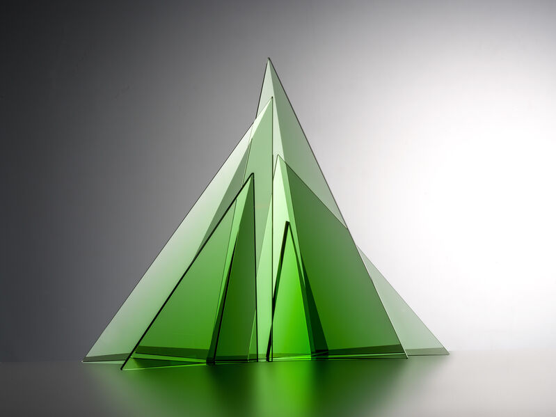 Račková & David Suchopárek (IRDS), ‘Green Pyramid’, 2019, Sculpture, Cut Glass, HABATAT