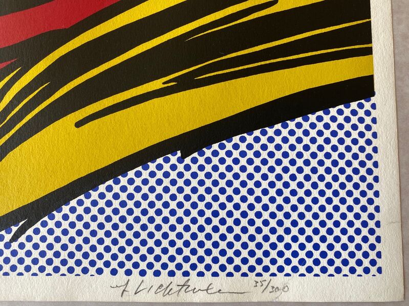 Roy Lichtenstein, ‘Brushstrokes’, 1967, Print, Screenprint on off-white wove paper, Fine Art Mia