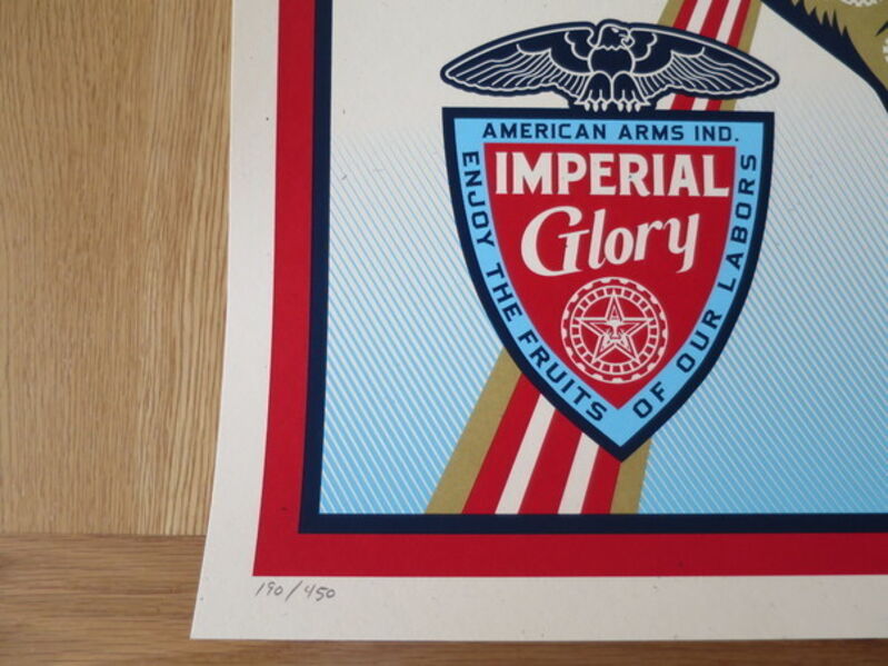 Shepard Fairey, ‘Imperial Glory’, 2011, Print, Speckletone paper, AYNAC Gallery