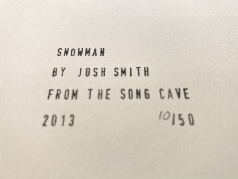 Josh Smith, ‘Snowman’, 2013, Print, Archival pigment print, artempus