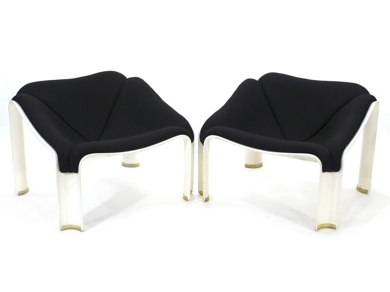 Pierre Paulin (1927-2009), ‘Model 303 Lounge Chairs’, 1967, Design/Decorative Art, Plastic, Wool Upholstery, Patrick Parrish Gallery